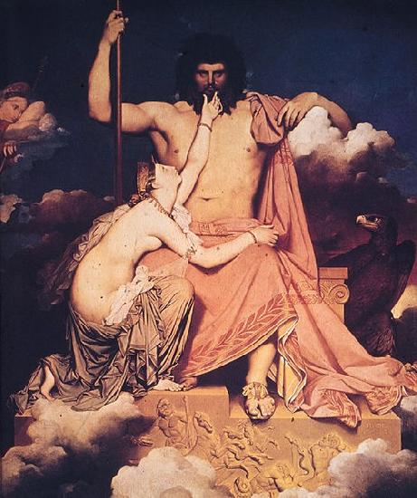 Jean Auguste Dominique Ingres Jupiter and Thetis oil painting image